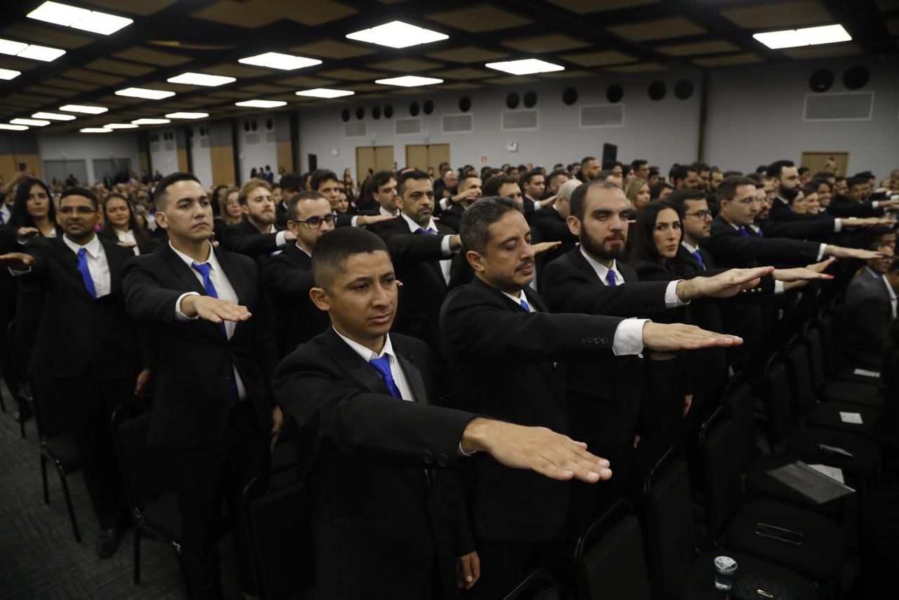 Governadora Raquel Lyra comanda a formatura de 230 novos policiais científicos que atuarão no fortalecimento das investigações criminais no Estado