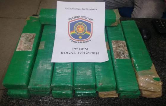 PM APREENDE 15 KG DE MACONHA EM PAULISTA