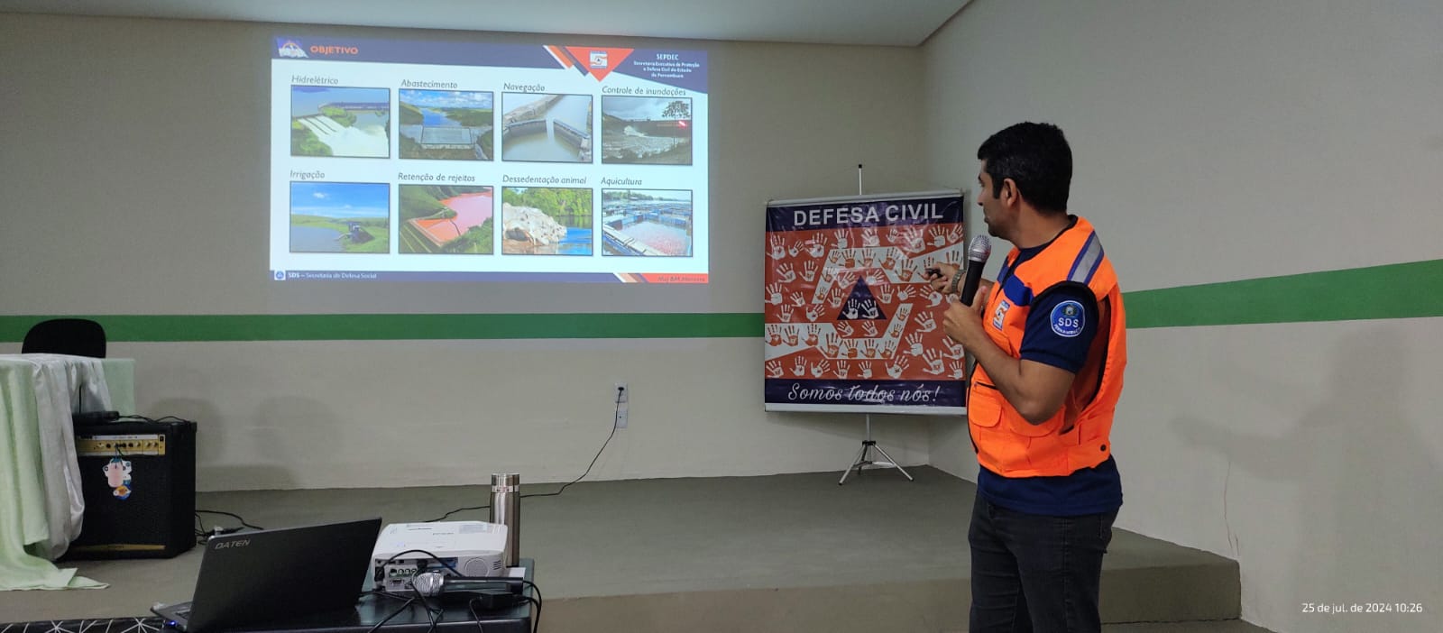 Defesa Civil do Estado realiza workshops sobre Gestão de Riscos em Barragens