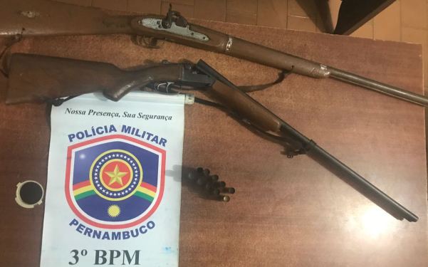 ARMAS APREENDIDAS EM IBIMIRIM