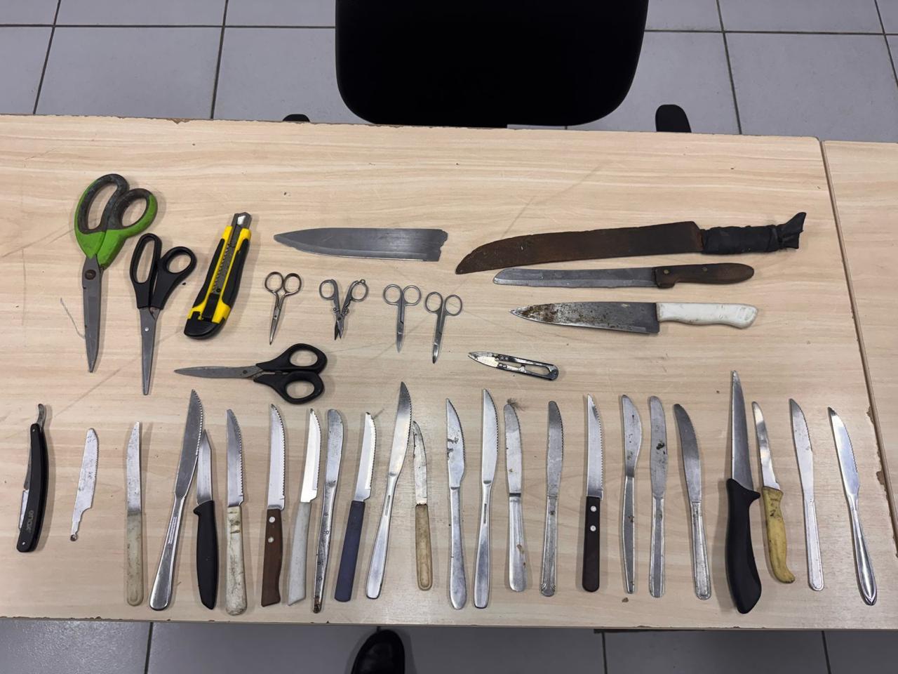 Ação da PMPE na Zona Sul do Recife resulta em 606 abordagens e na apreensão de 207 objetos perfurocortantes