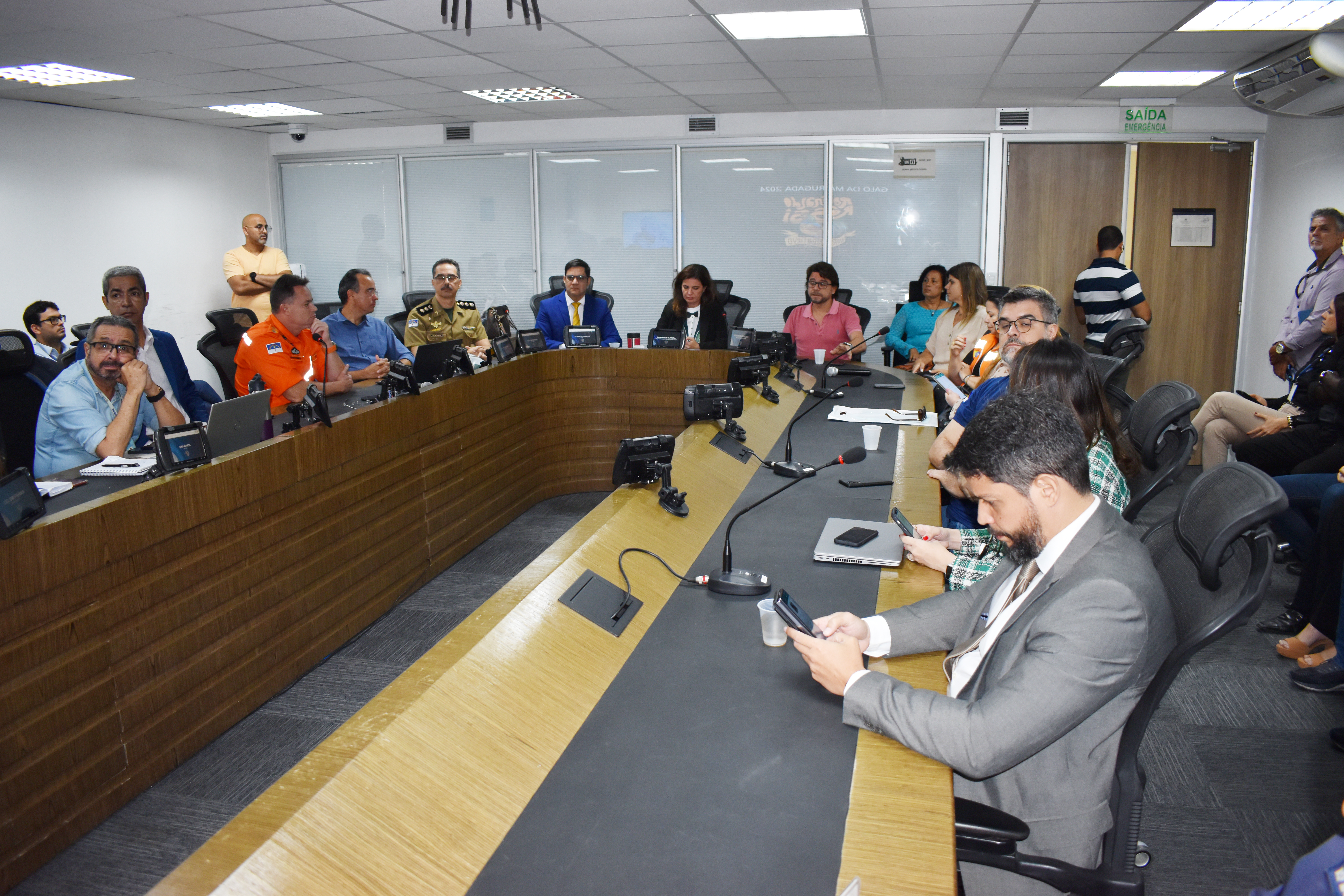 SDS discute operação de segurança estratégica para o desfile do Galo da Madrugada 2024