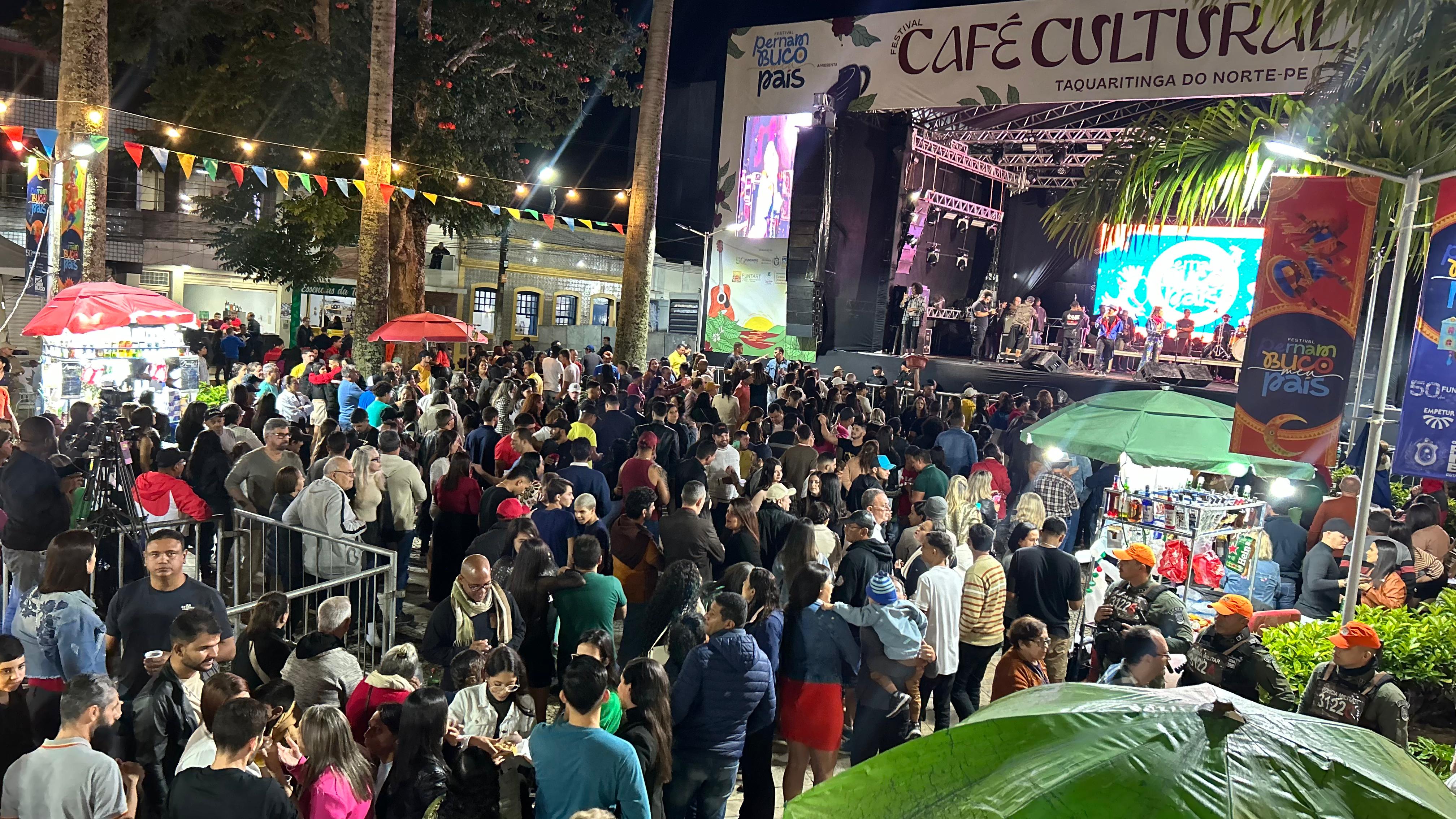 300 profissionais de Segurança Pública estão atuando no Festival Pernambuco Meu País, em Taquaritinga do Norte