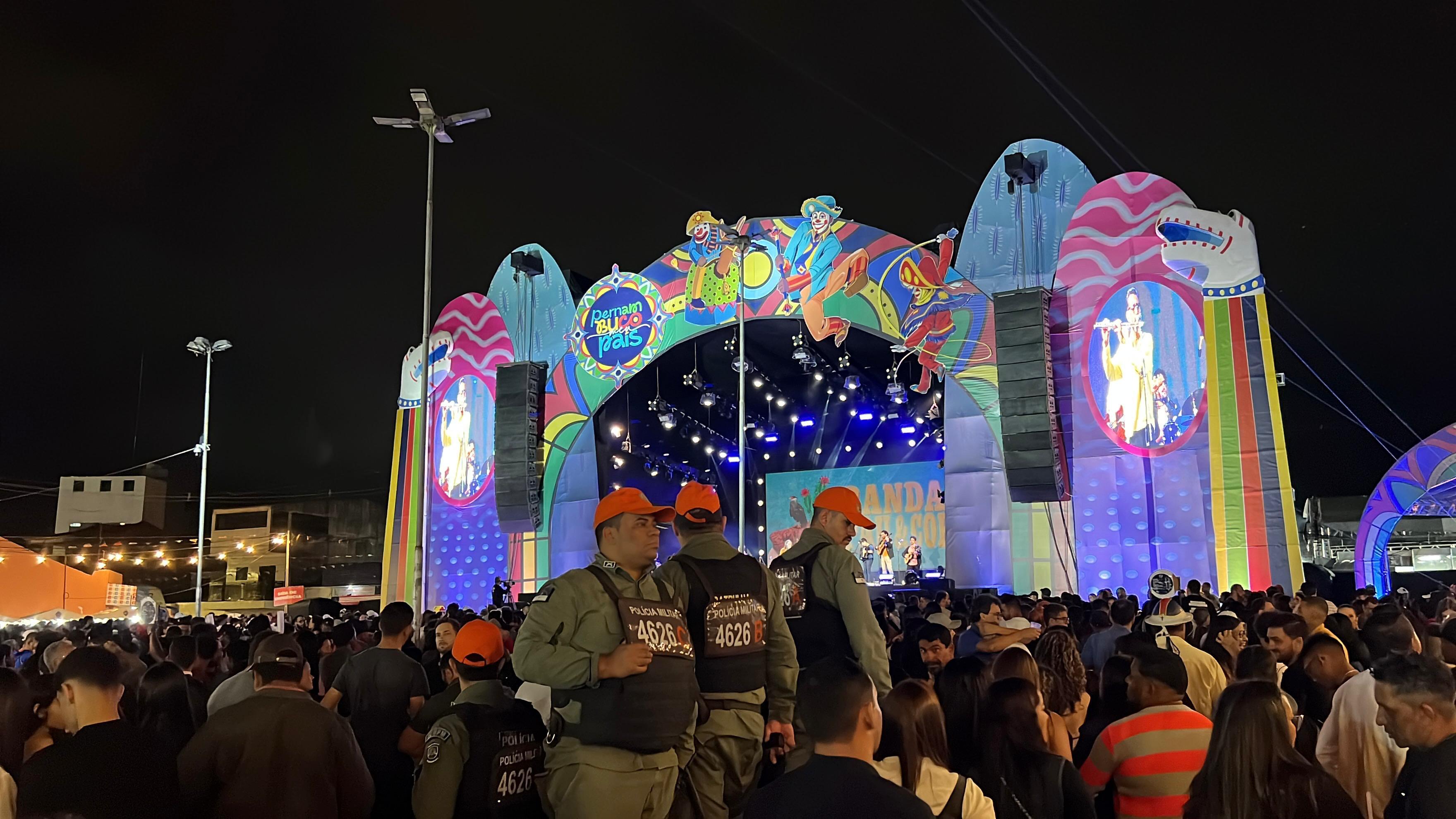 Tecnologia e reforço no efetivo garantem segurança no encerramento do Pernambuco Meu País