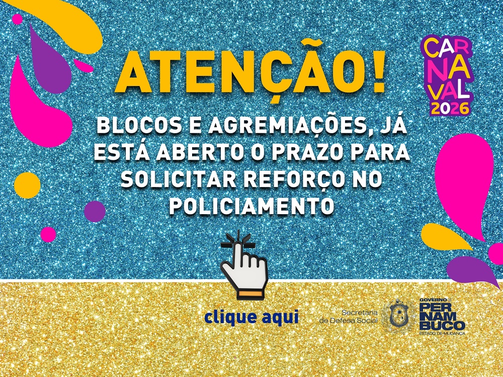 SDS estabelece regulamento para reforço de policiamento durante o Carnaval 2026