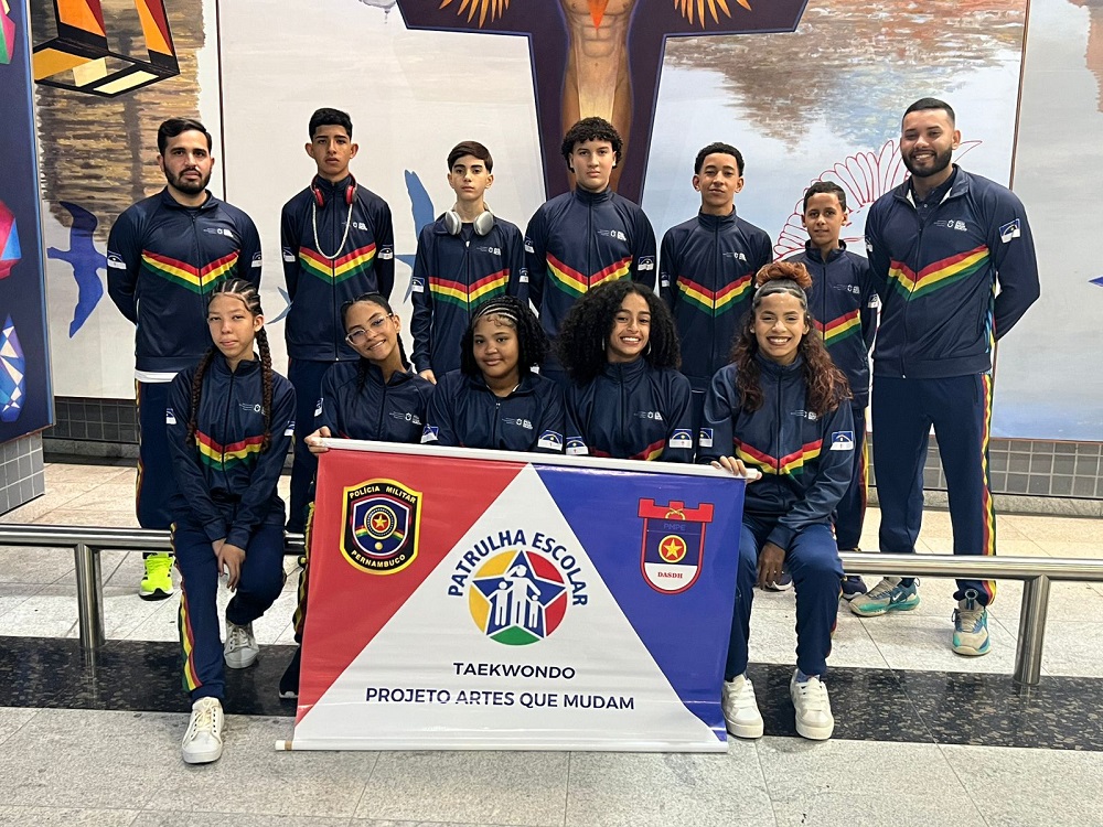 Projeto Social da PMPE leva aluno para competição nacional de taekwondo