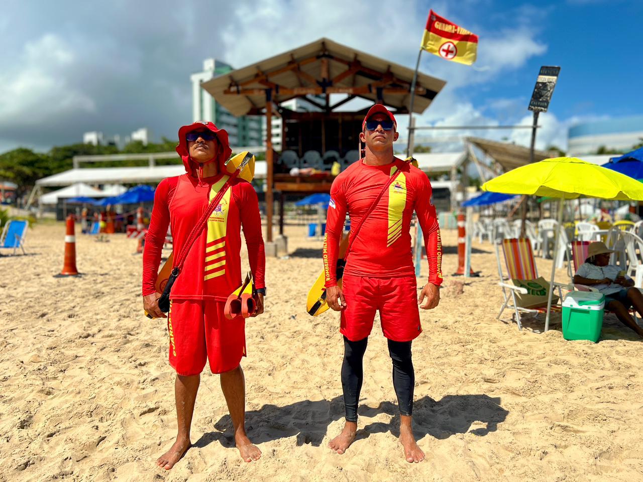 Corpo de Bombeiros reforça presença nas áreas de banho durante a Operação Verão 2026