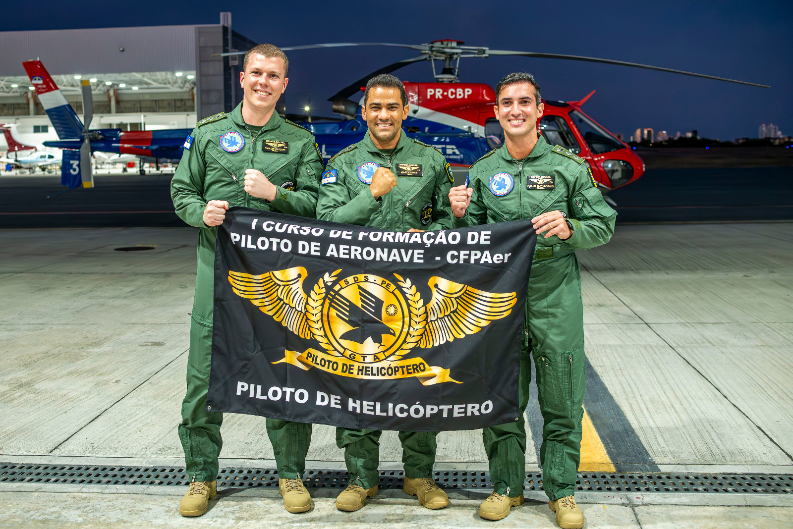 Pernambuco forma, pela primeira vez, pilotos para atuação no Grupamento Tático Aéreo da SDS