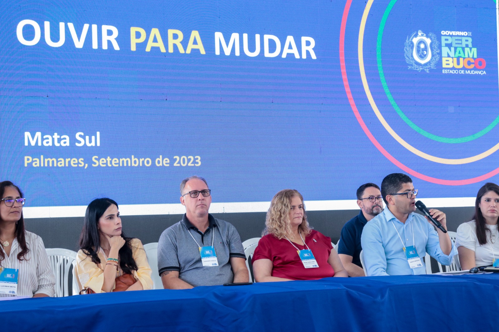 Secretário de Defesa Social de Pernambuco participa do Ouvir para Mudar na cidade de Palmares