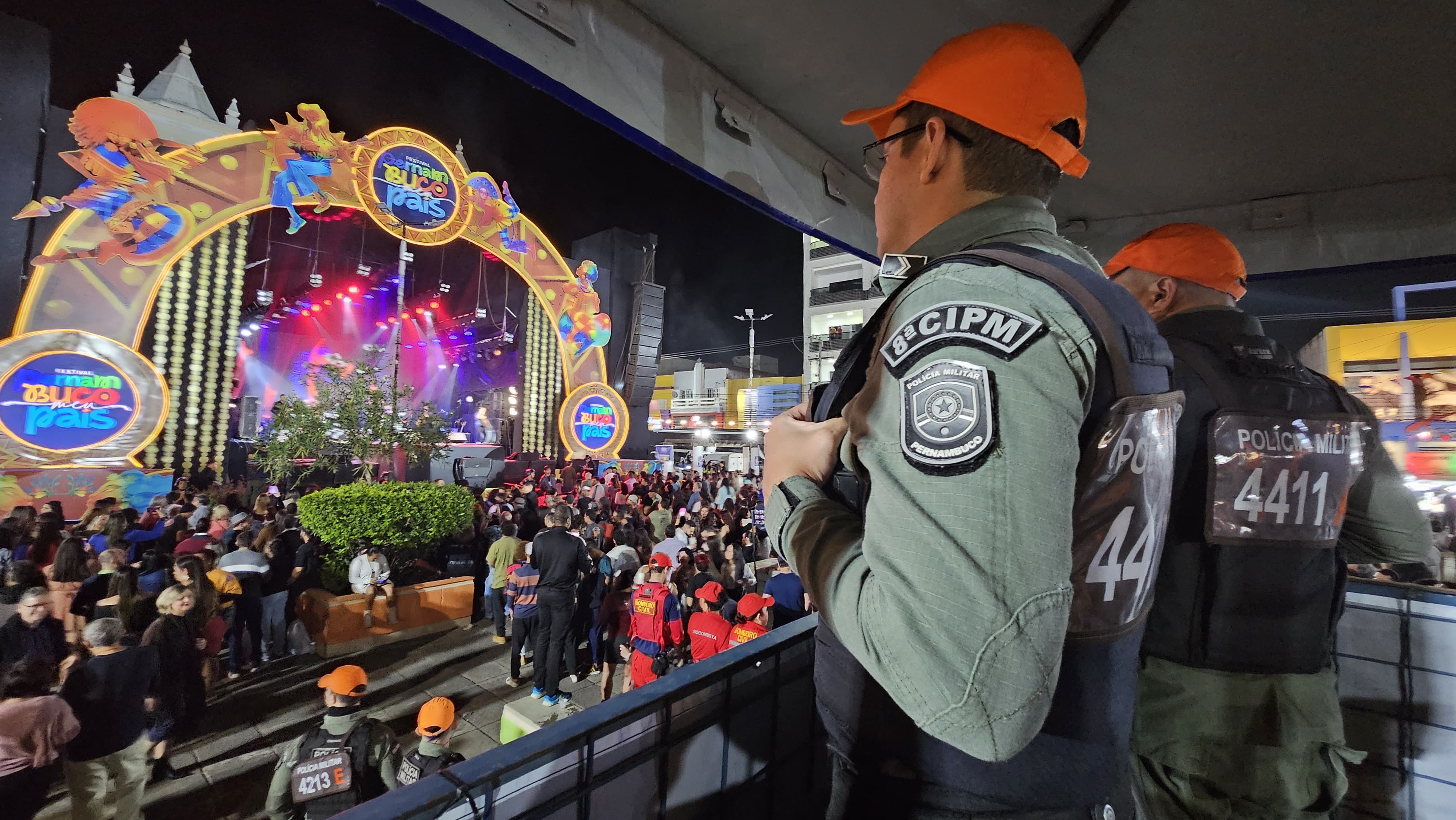 Segurança reforçada garantiu diversão e tranquilidade no Festival Pernambuco meu País