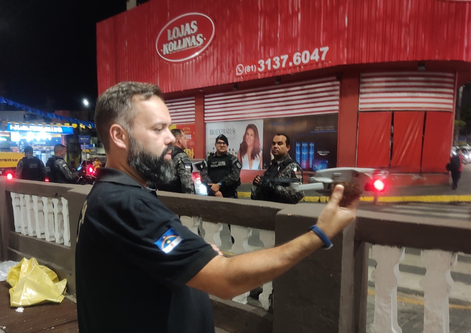 Equipe de drones da SDS detecta tráfico de drogas durante festejos juninos em Petrolina