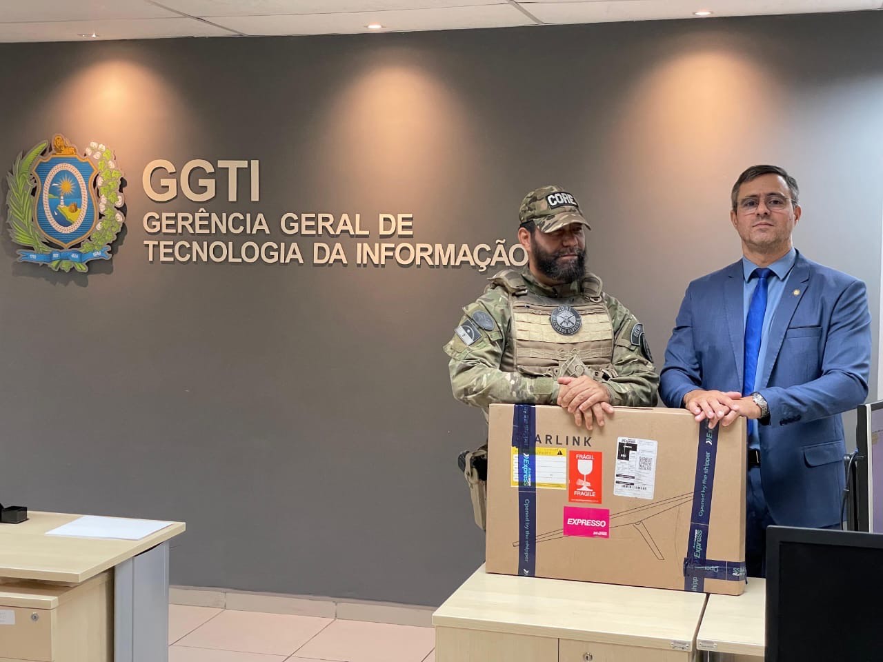 SDS-PE testa internet via satélite e leva conectividade a todas as frentes de segurança