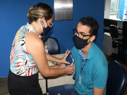 Ação de cuidados para servidores da SDS