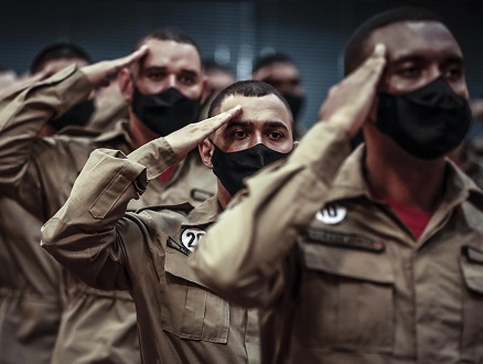 Futuros soldados do Corpo de Bombeiros iniciam formação