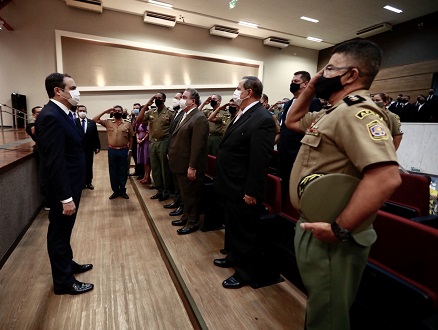 Novos oficiais da PMPE e do CBMPE iniciam curso de formação