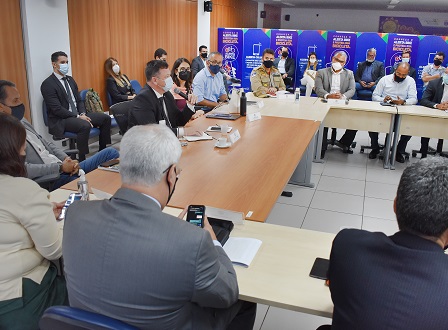 Forças-tarefas reúnem-se temporariamente na sede da SDS