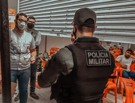 Segurança reforçada para garantir cumprimento das medidas sanitárias